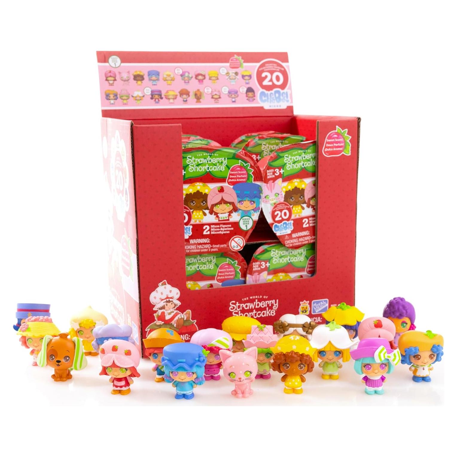 Figuras Micro Cheebee TLS Toy Paquete de 12 Pastelito de Fresa