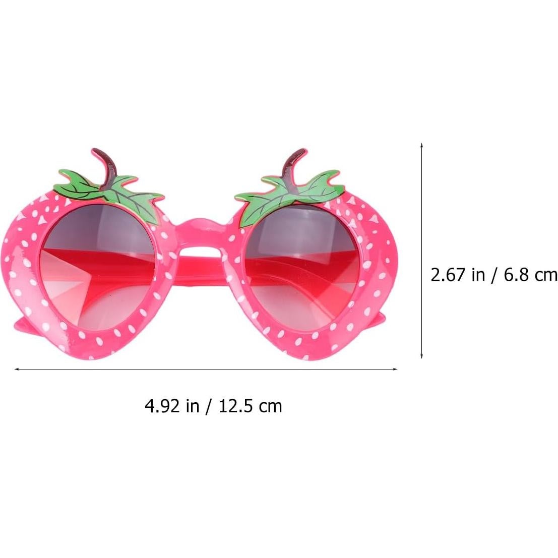 Gafas de sol de fresa Amosfun para fiestas y graduaciones