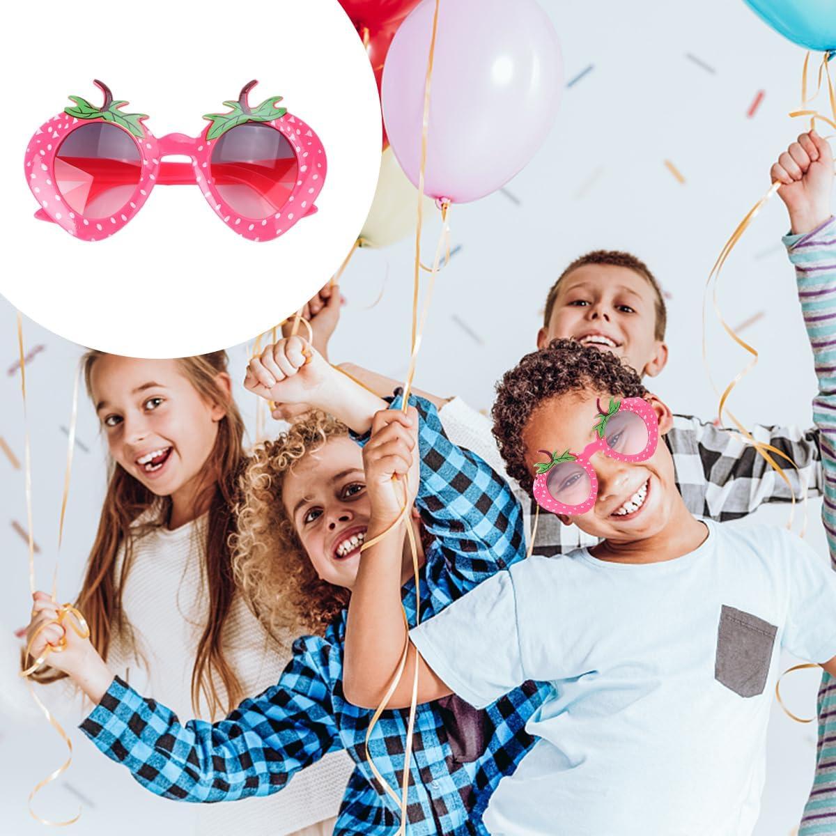 Gafas de sol de fresa Amosfun para fiestas y graduaciones