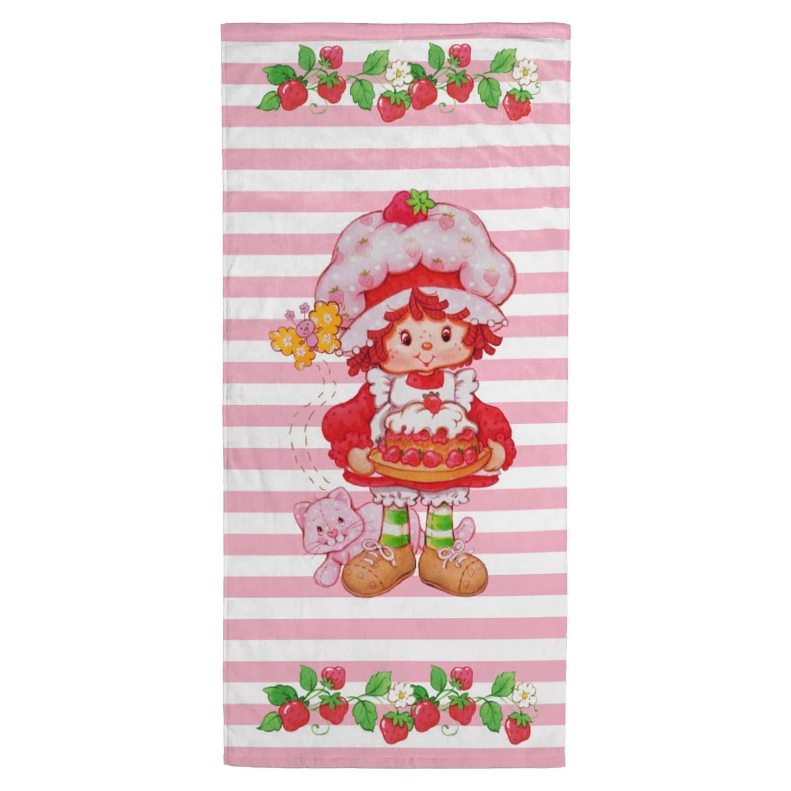 Toalla de Playa Jay Franco Pastel de Fresa 100% Algodón 71x147cm