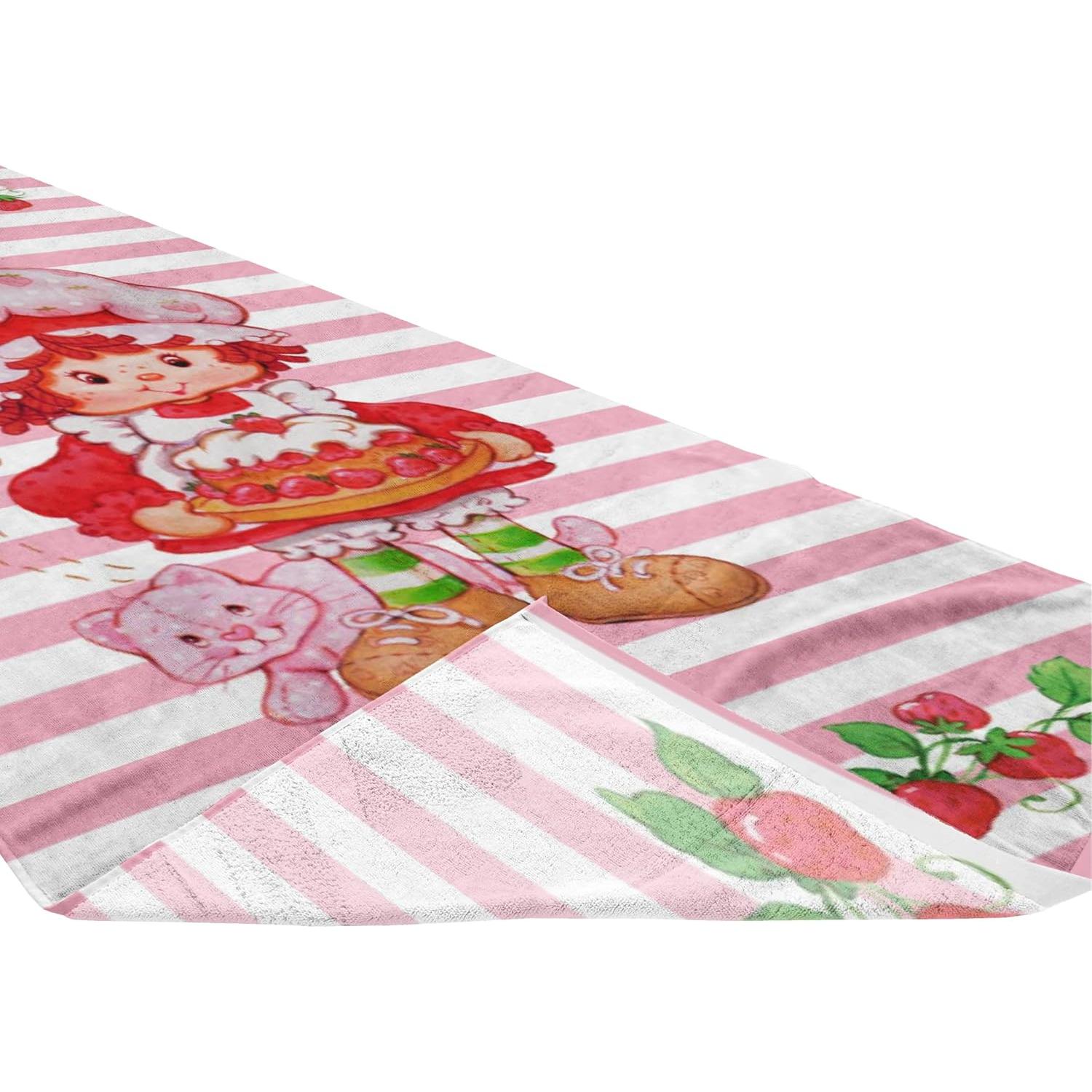 Toalla de Playa Jay Franco Pastel de Fresa 100% Algodón 71x147cm