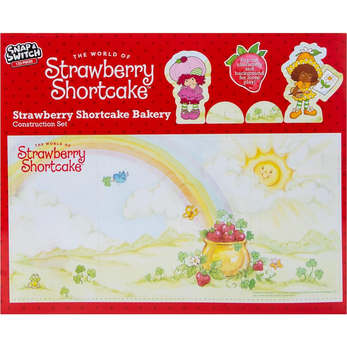 Conjunto de Juguete Puesto de Frutas Pastel de Fresa 123 Piezas