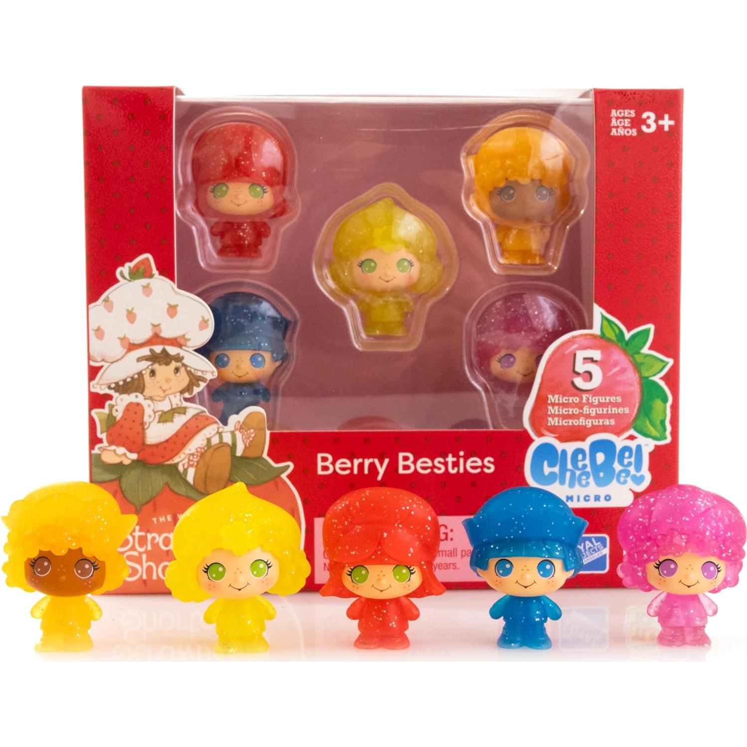 Conjunto de Figuras Micro Cheebee Berry Besties TLS Toy 5 Pzs