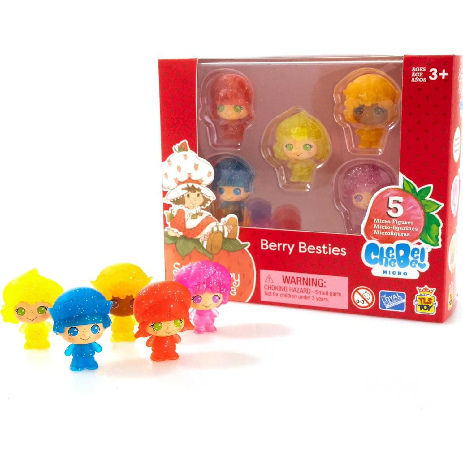 Conjunto de Figuras Micro Cheebee Berry Besties TLS Toy 5 Pzs