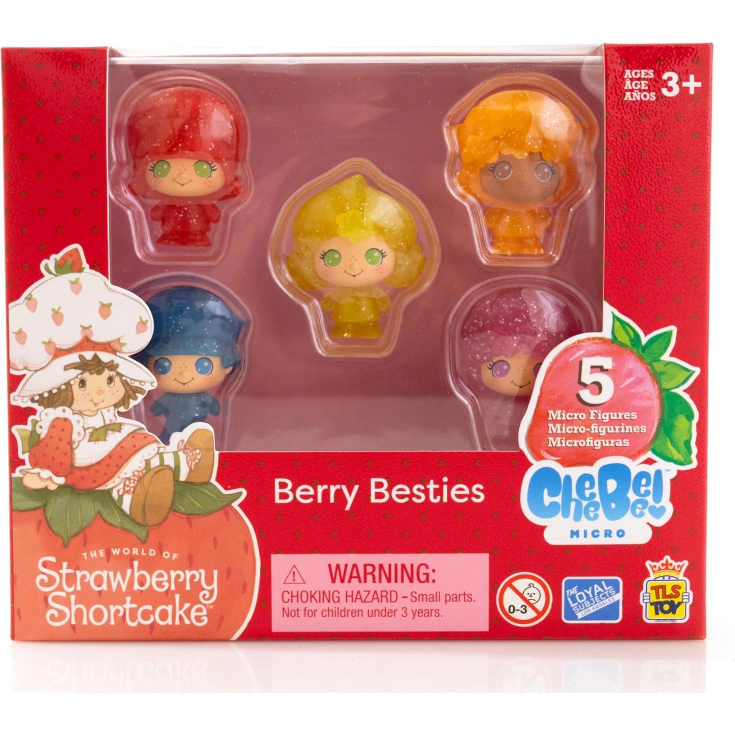 Conjunto de Figuras Micro Cheebee Berry Besties TLS Toy 5 Pzs