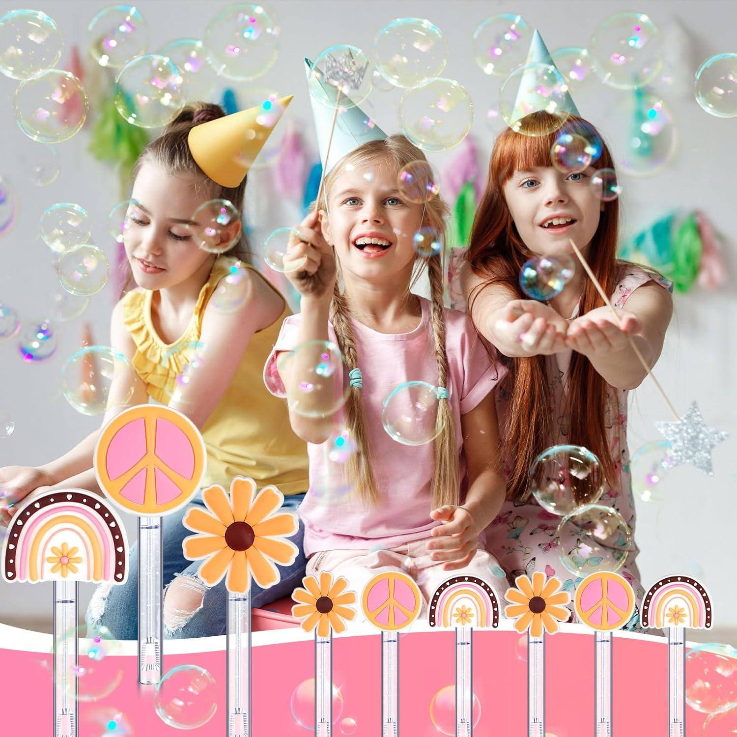 24 Varitas de Burbuja Mini Groovy Seenelling - Fiesta Niños