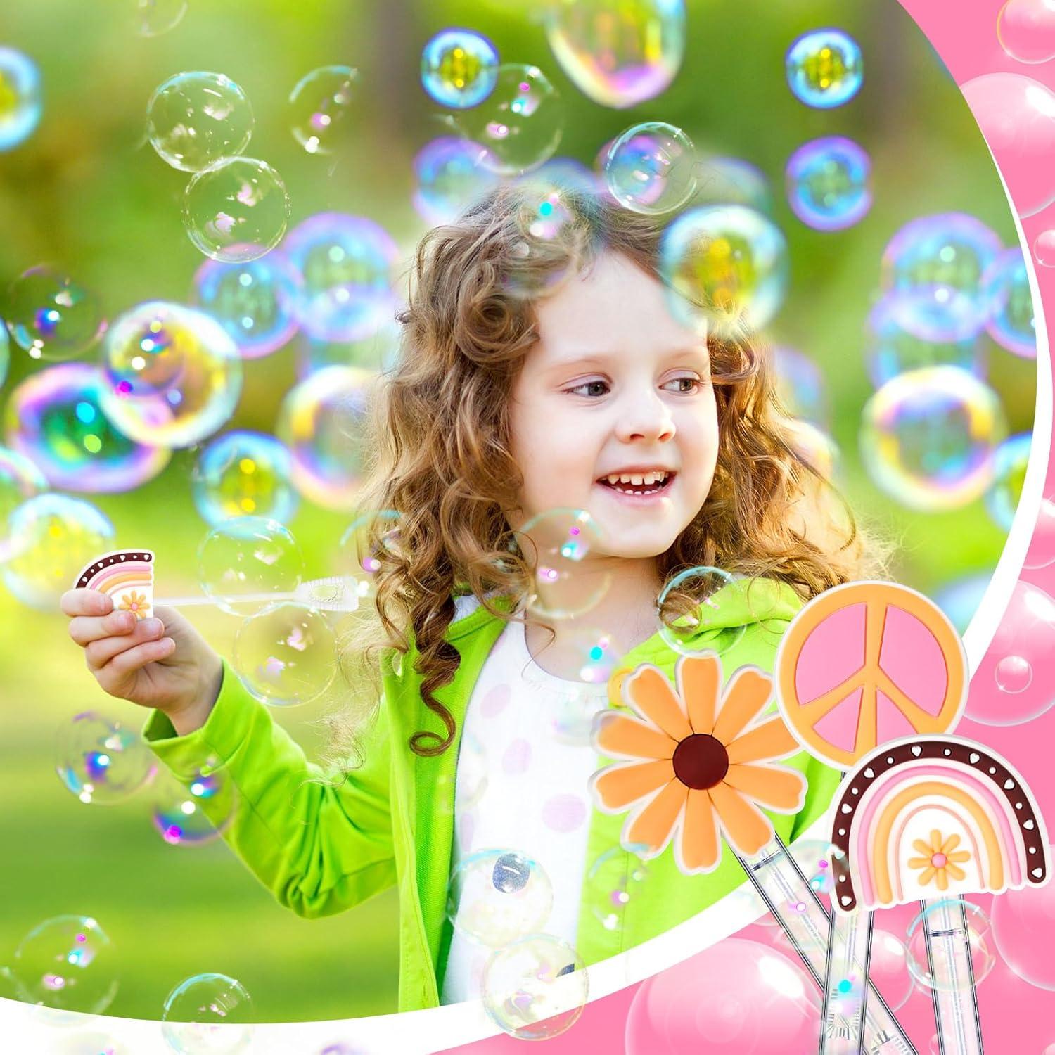 24 Varitas de Burbuja Mini Groovy Seenelling - Fiesta Niños