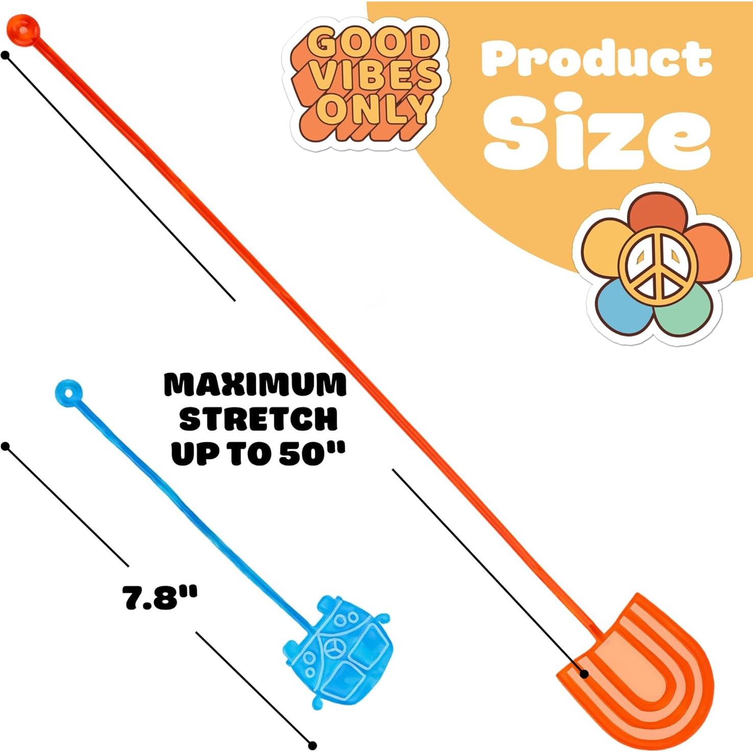 48PCS Manos Pegajosas y Tatuajes Temporales Groovy