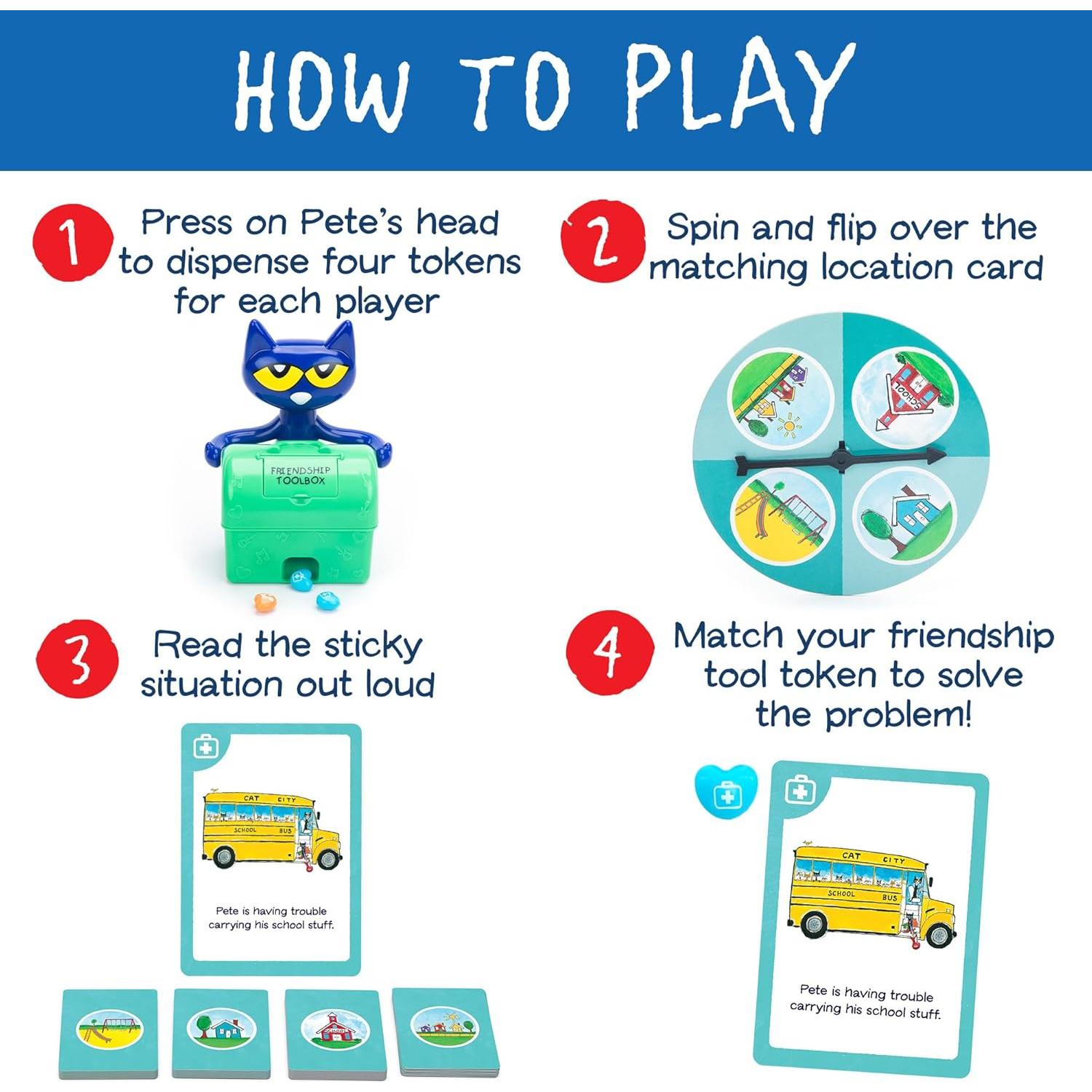 Juego de Amistad Groovy Pete el Gato - Aprendizaje Socioemocional