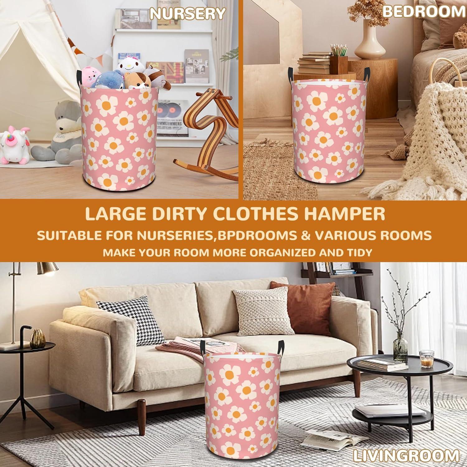 Cesta de Almacenamiento Plegable TUBAMQ 50.8x40.6 cm Floral