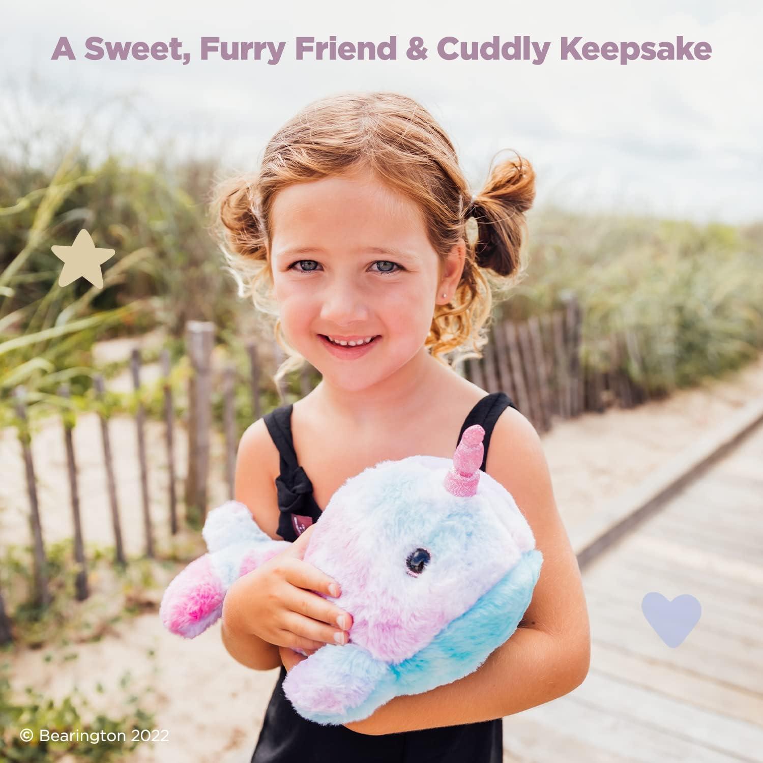 Narval de Peluche Groovy Bearington 30 cm Arcoíris Suave