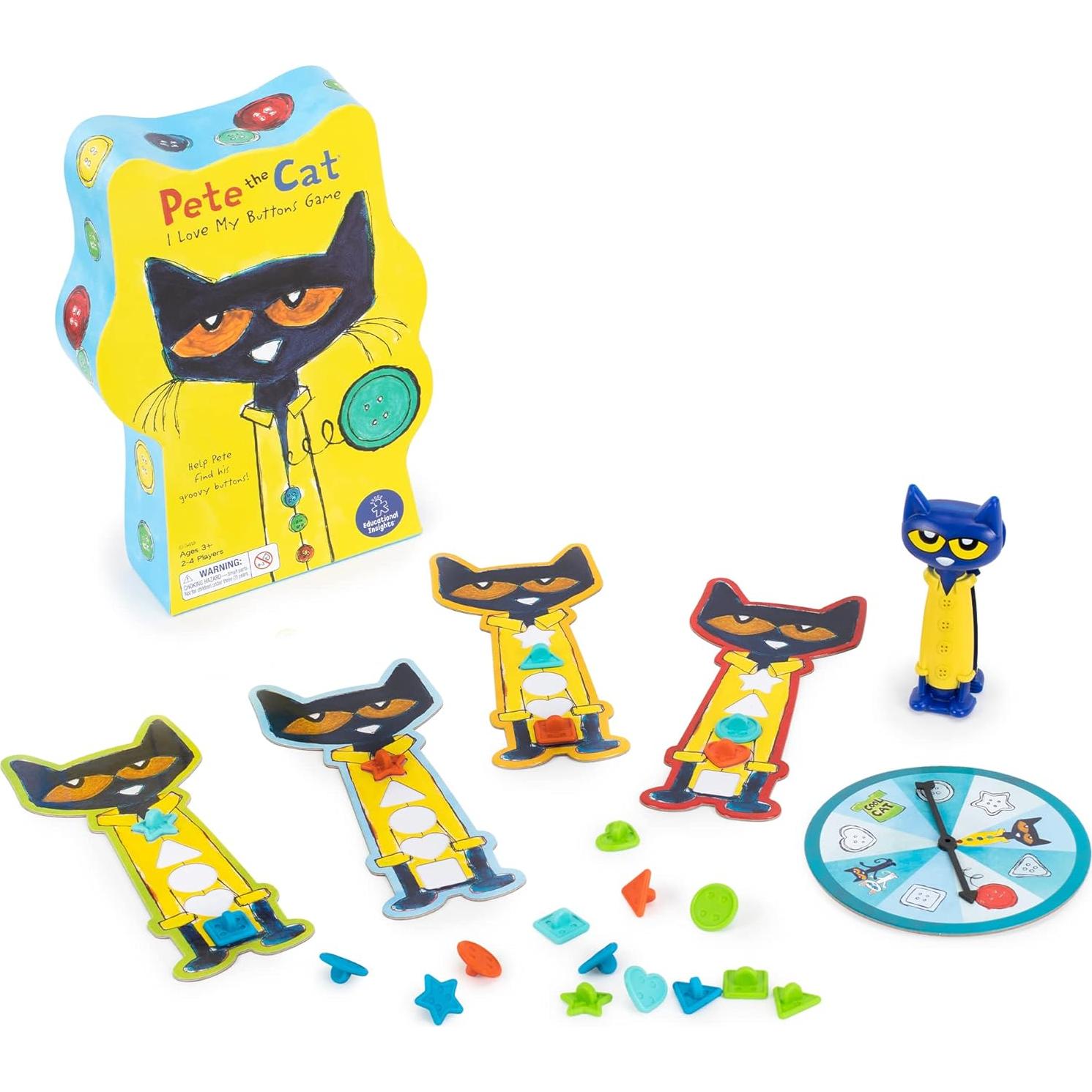Juego de mesa Pete el Gato - Habilidades motoras y colores