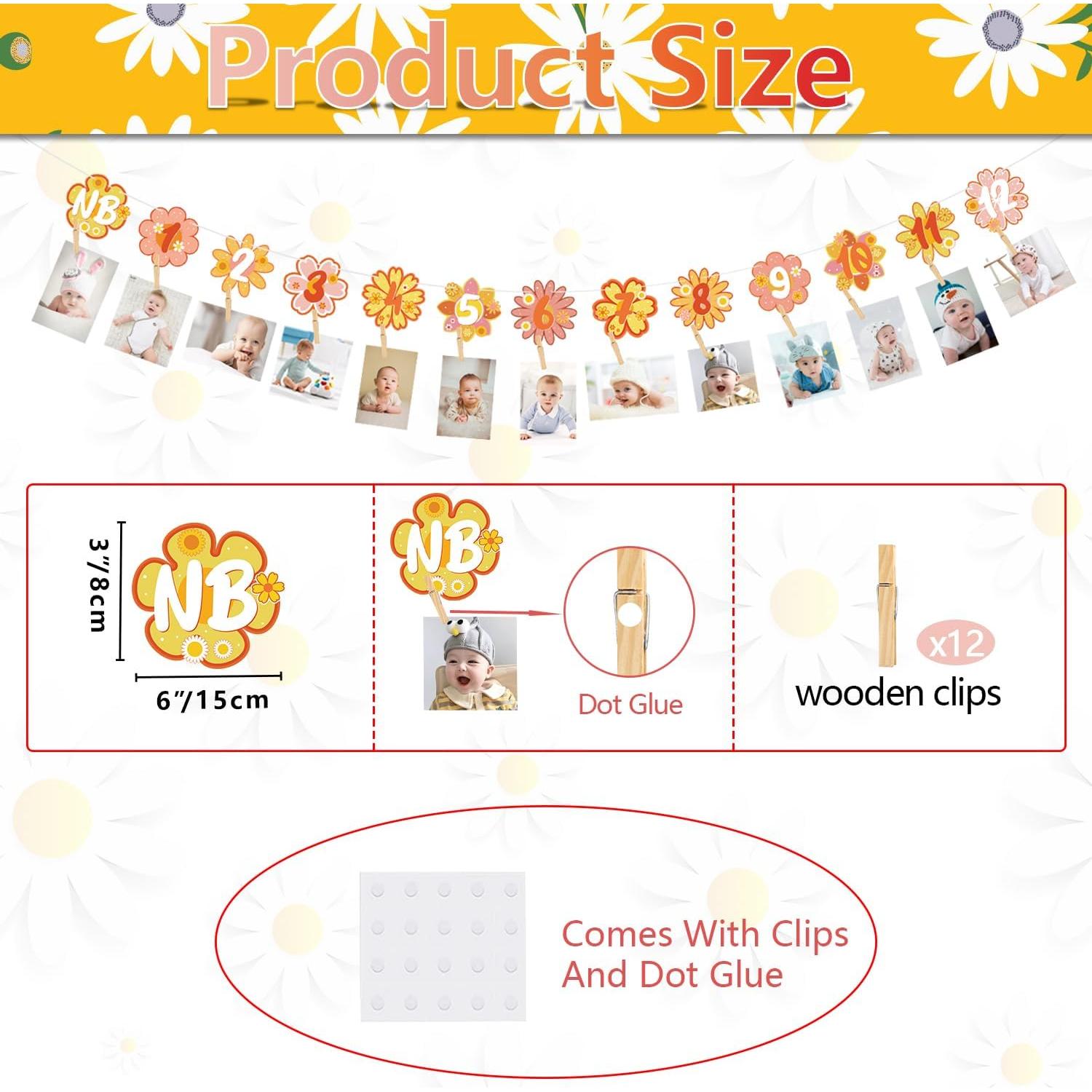 Decoraciones de Cumpleaños Groovy 1er Cumpleaños QUERICKY