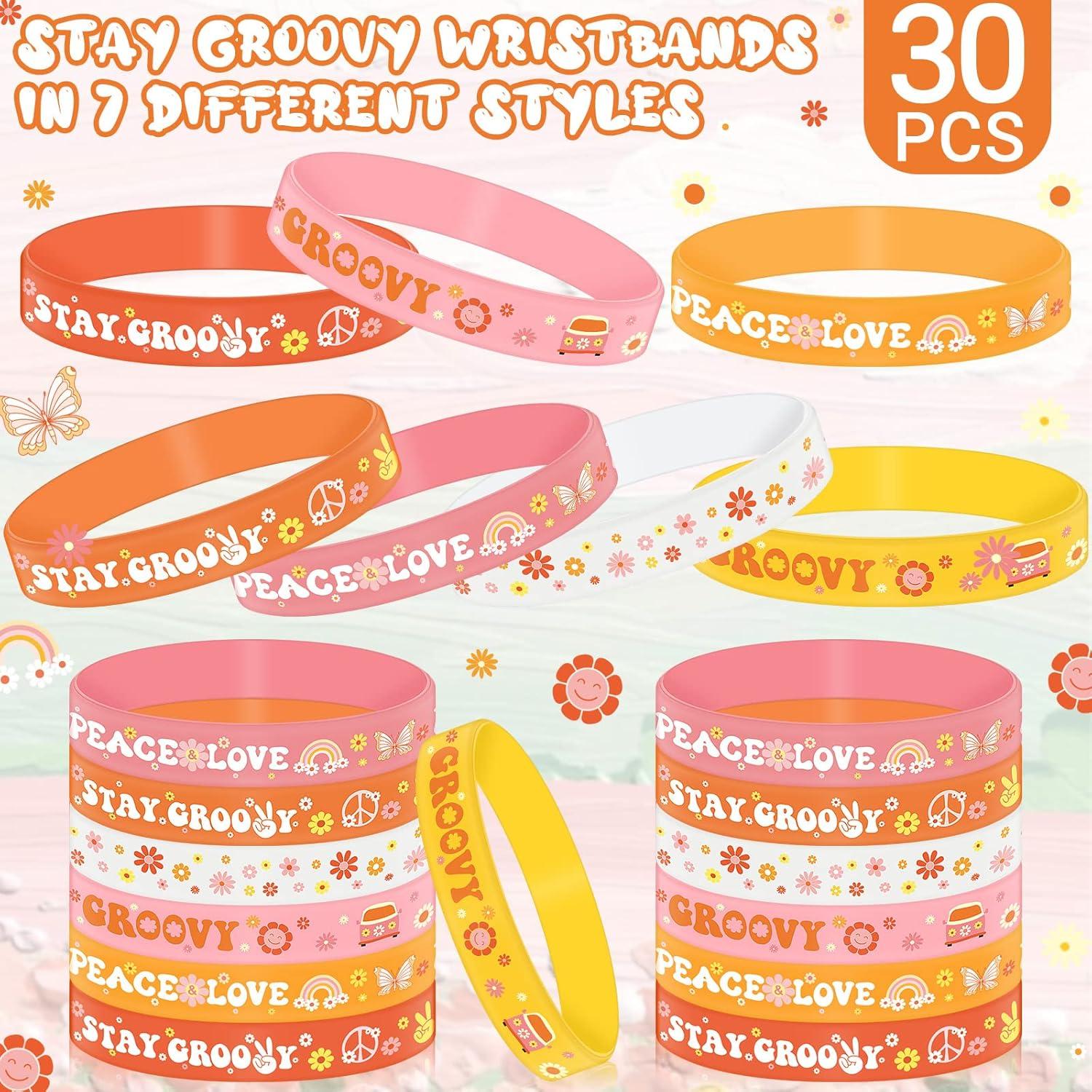 Pulseras de Silicona Sasylvia Hippie Boho 30 Pcs 20 cm