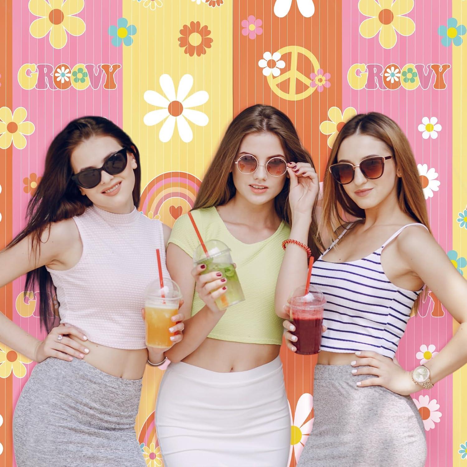 Cortinas de Flecos Boho Hippie WovWeave 1.0 x 2.0 m - 2 Piezas