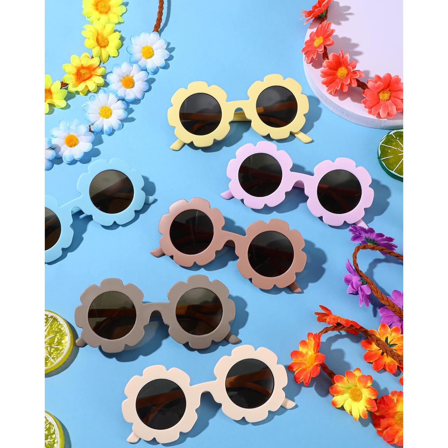 Conjunto de Gafas y Diademas de Flores Chengu - 32 Piezas