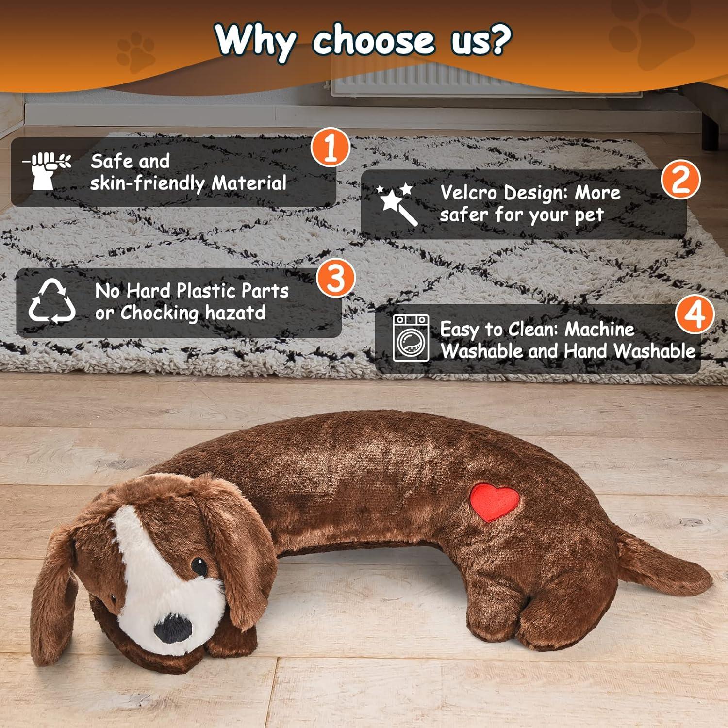 Juguete de Peluche con Latido Moropaky para Perros 22.8x21.9cm