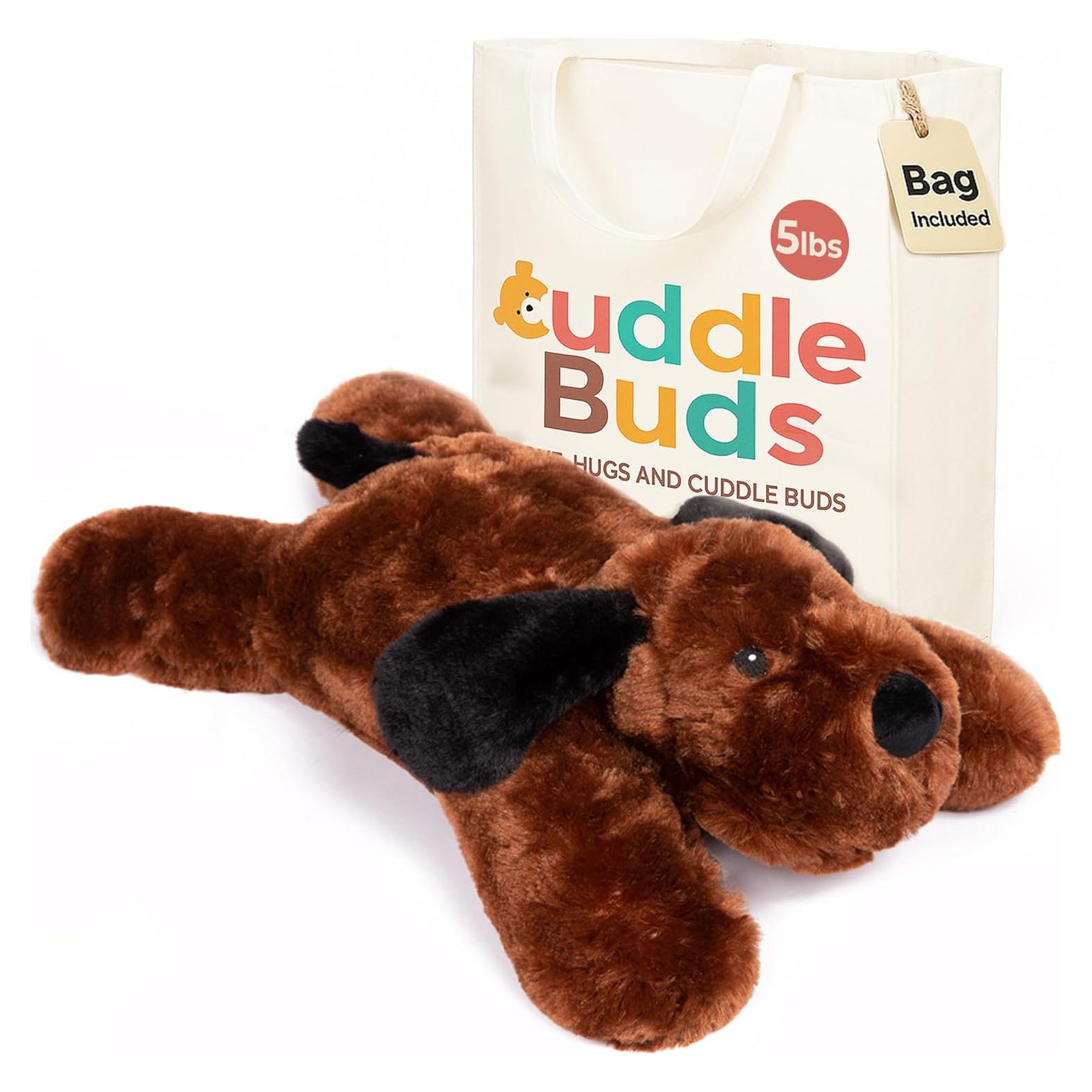 Perro de Peluche con Peso Cuddle Buds 2.27 kg 50.8 cm