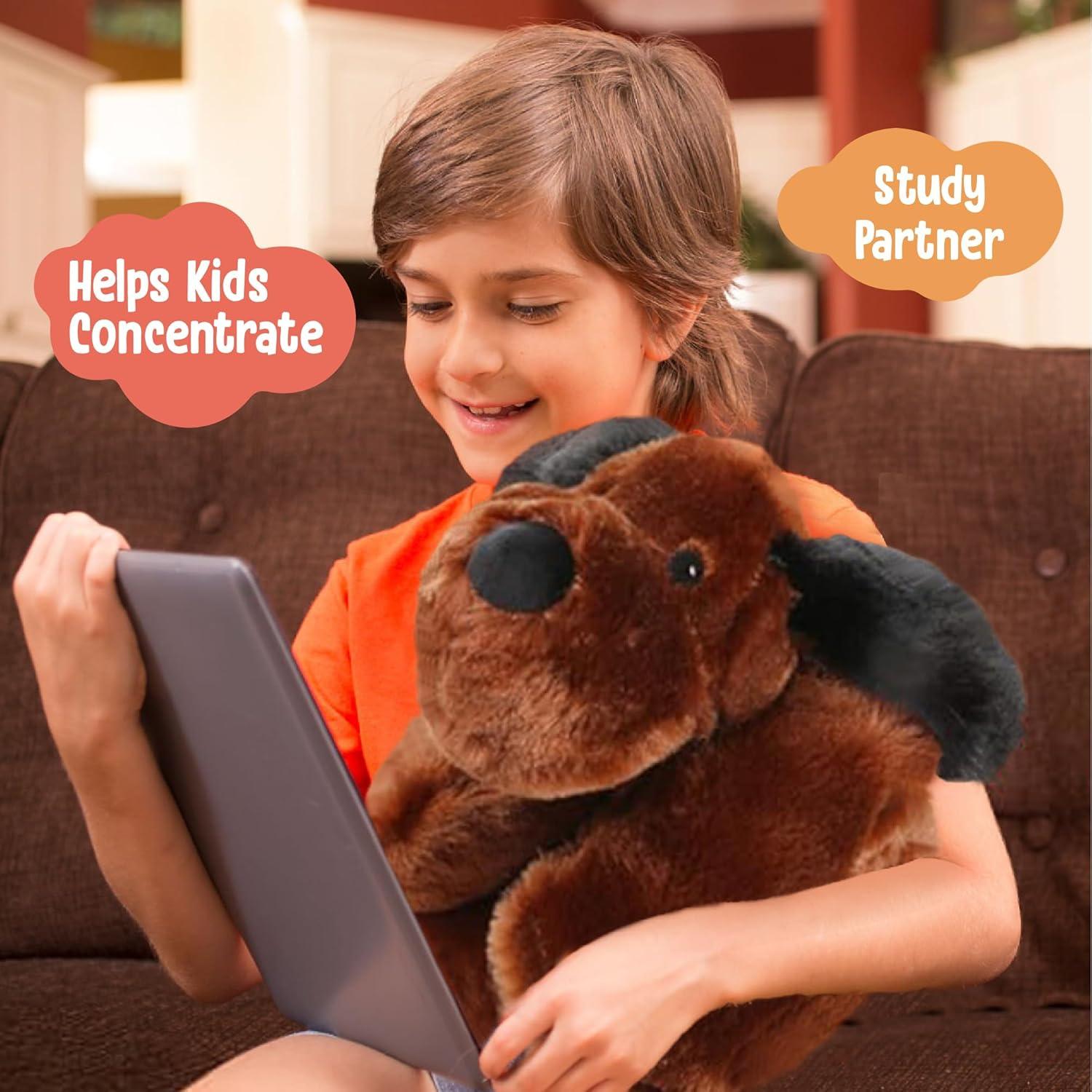 Perro de Peluche con Peso Cuddle Buds 2.27 kg 50.8 cm