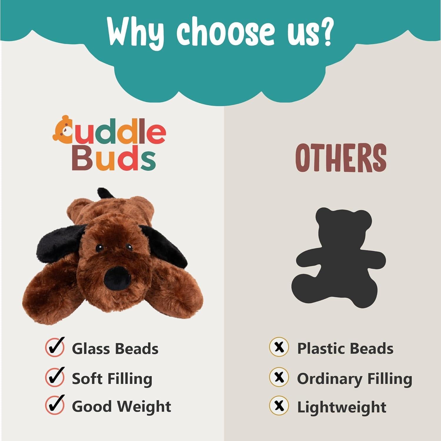 Perro de Peluche con Peso Cuddle Buds 2.27 kg 50.8 cm