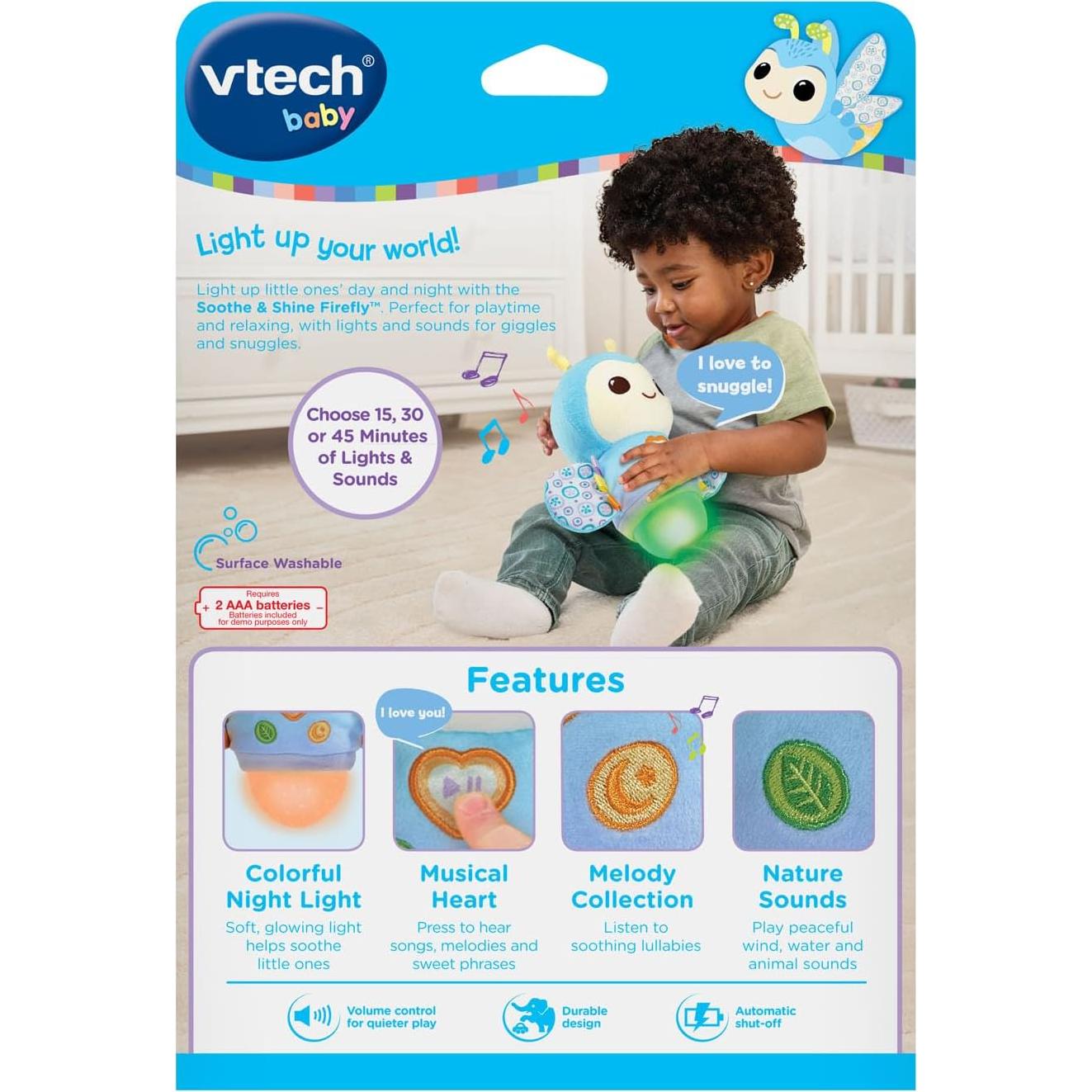 Luciérnaga de Peluche Musical VTech con Luz Nocturna 10.2x19.1cm