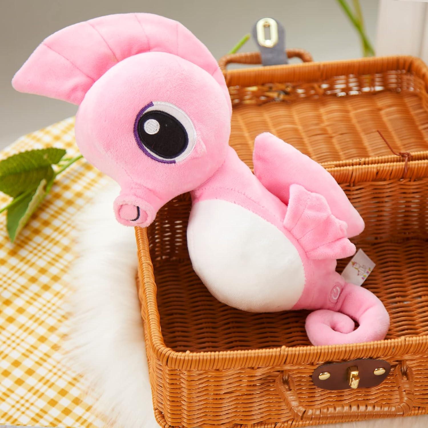 Caballito de Mar de Peluche LED Athoinsu 20 cm Rosa