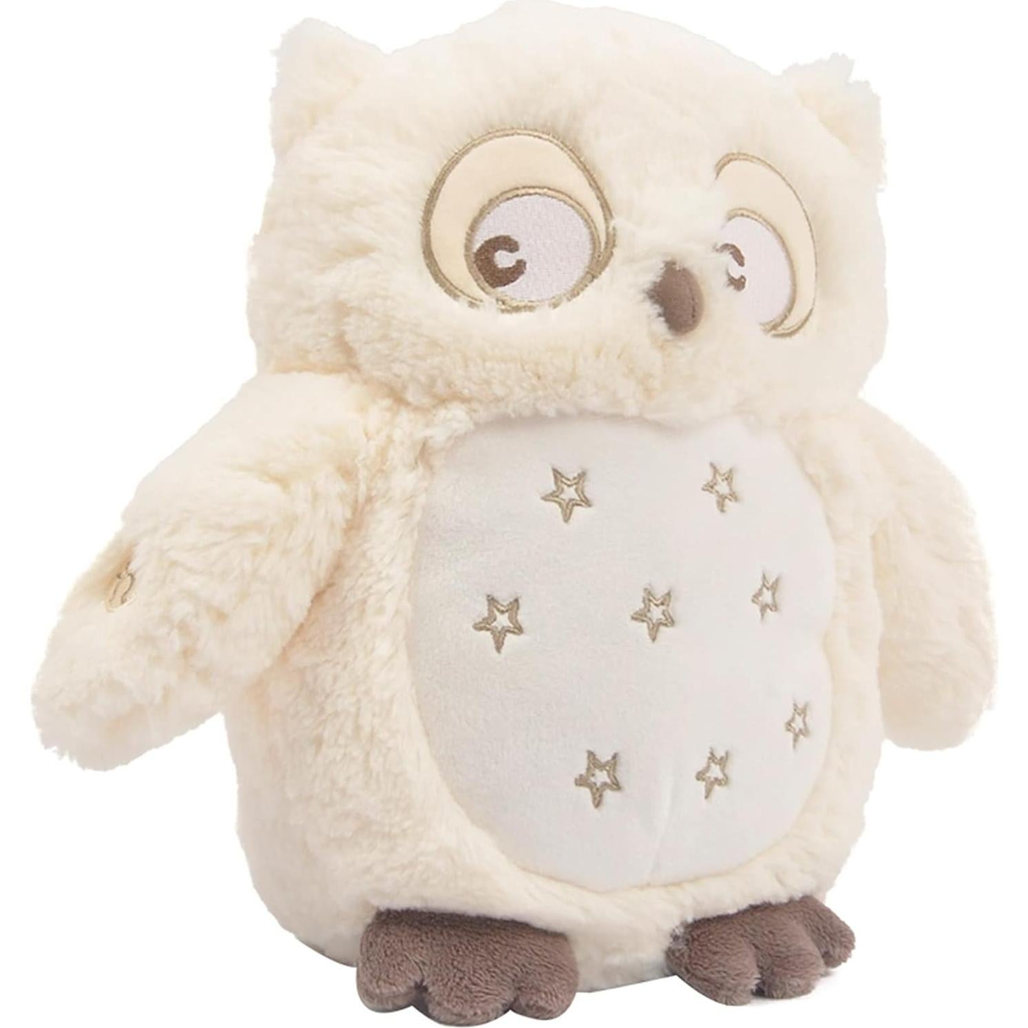 Búho de Peluche Musical Linzy 25.4 cm con Luz y Lullaby