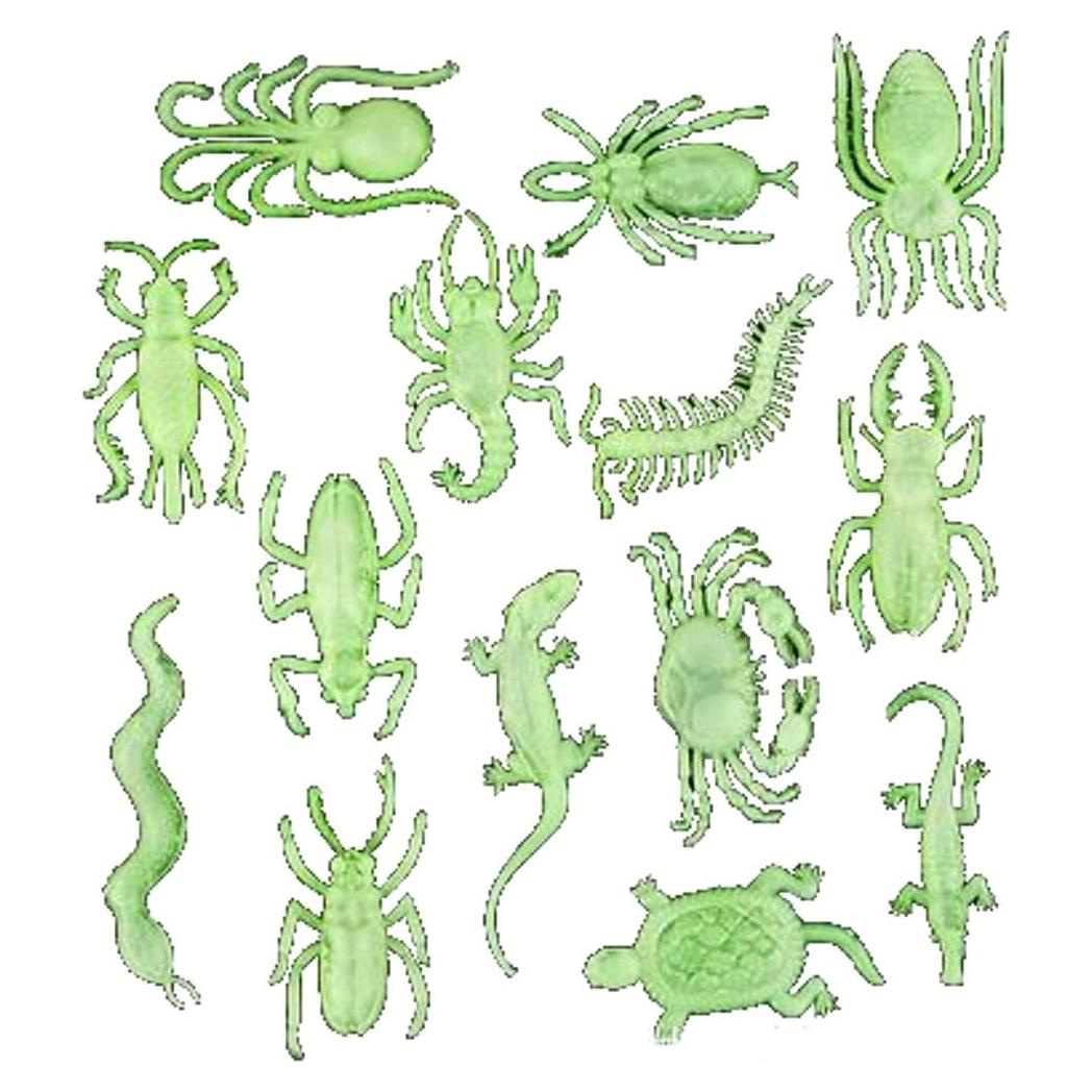 Asortimento de Critters que Brillan en la Oscuridad - 144 Unidades