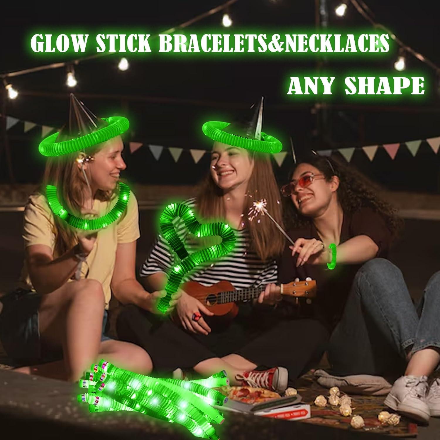 Tuberías Luminosas Fidget 6PCS ERGDUTNK para Fiestas