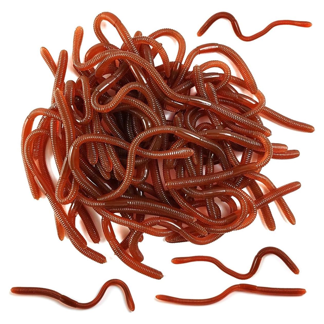 30 Gusanos de Tierra Falsos RONYOUNG 18cm Juguete de Broma