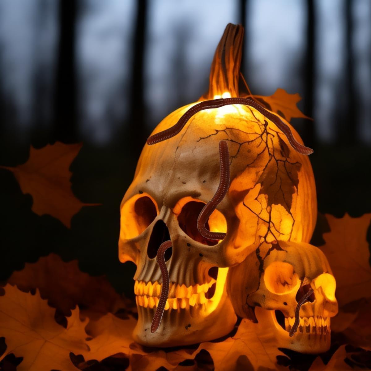 30 Gusanos de Tierra Falsos RONYOUNG 18cm Juguete de Broma