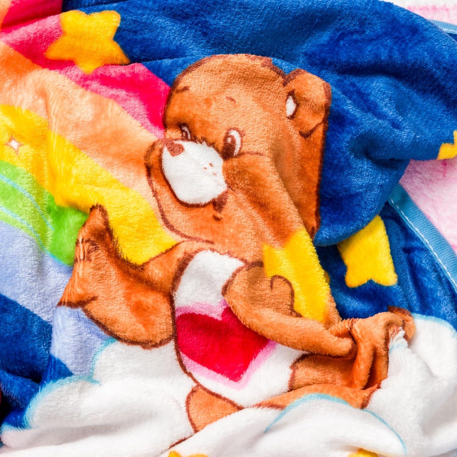 Manta de Felpa Silver Buffalo Care Bears 114x152 cm Suave