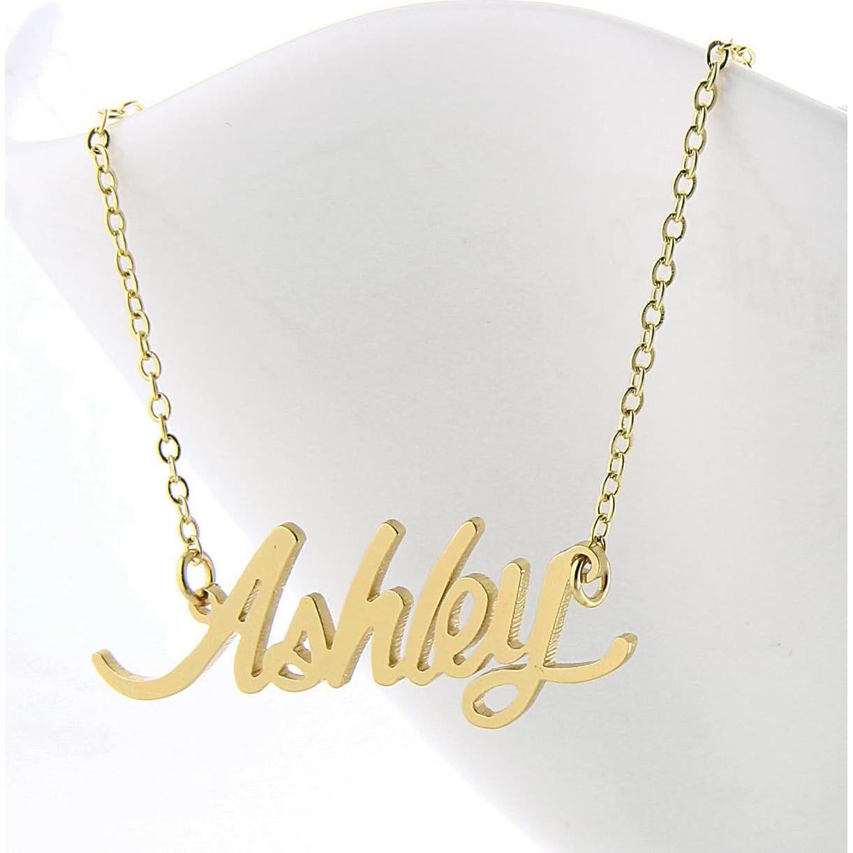 Collar de Nombre Personalizado AOLO Acero Inoxidable 35-55 cm