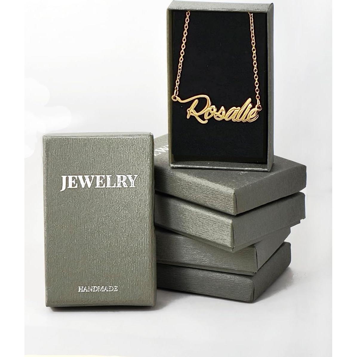 Collar de Nombre Personalizado AOLO Acero Inoxidable 35-55 cm