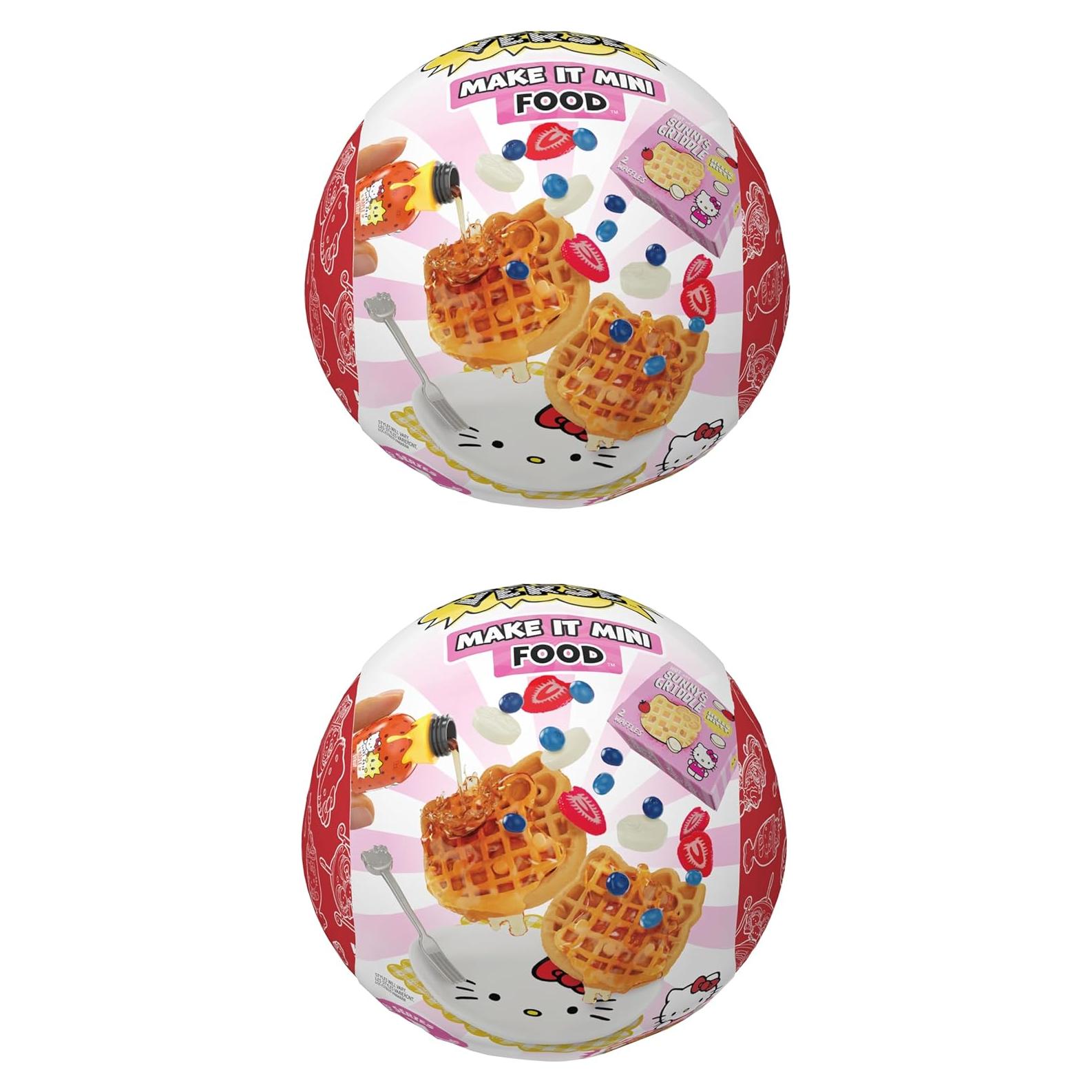 Hacerlo Mini Comida Hello Kitty - 2 Paquetes Sorpresa