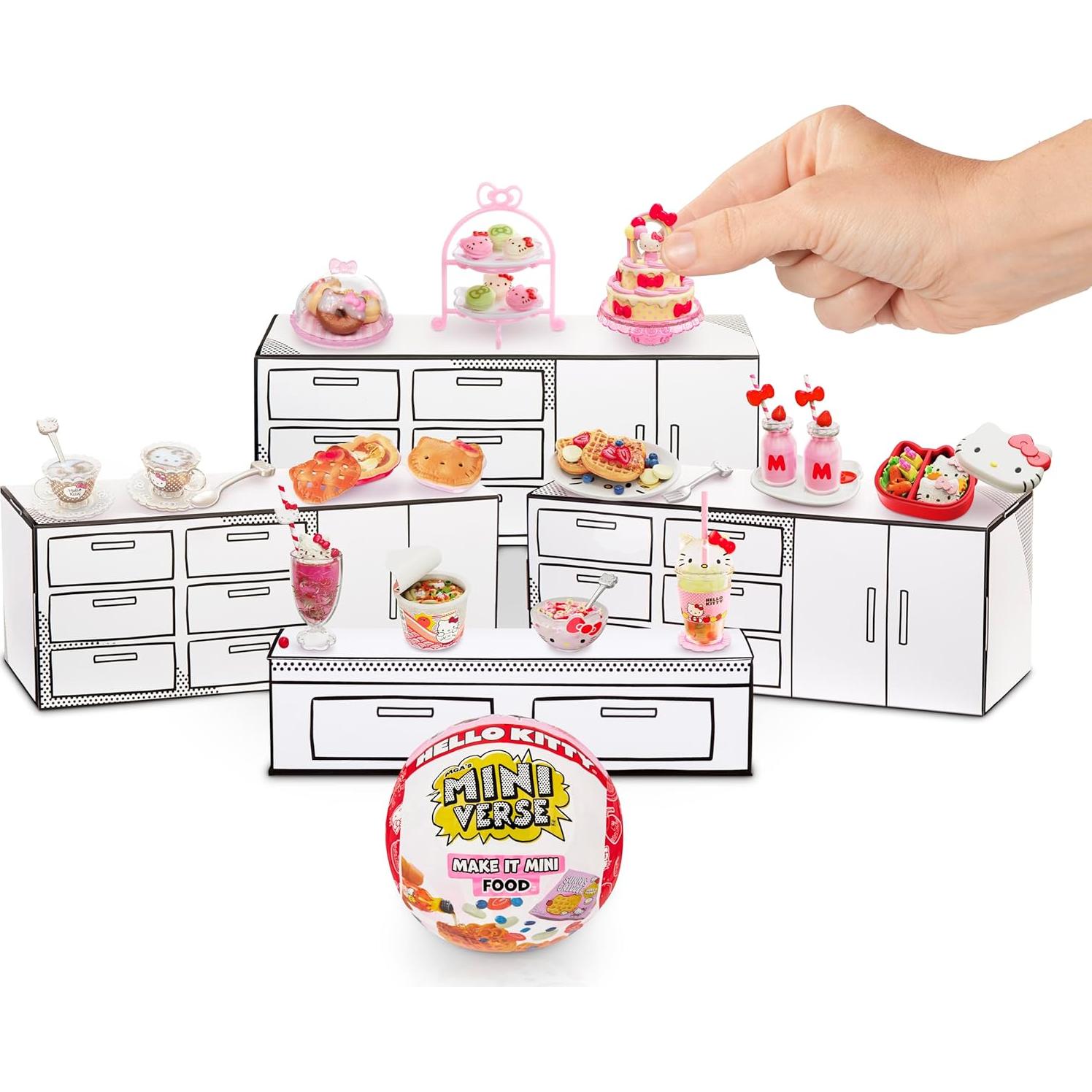 Hacerlo Mini Comida Hello Kitty - 2 Paquetes Sorpresa