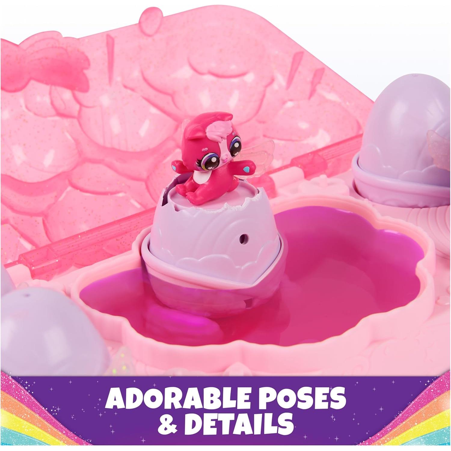 Hatchimals Alive Cartón de Huevo Splash Arcoíris con 5 Figuras