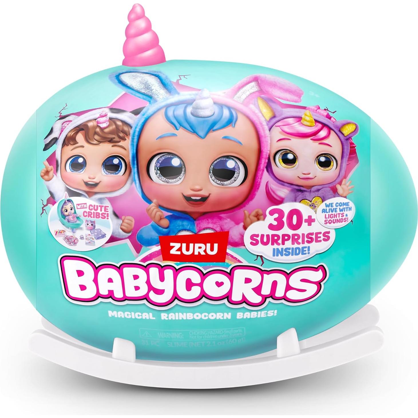 Muñeca Interactiva Babycorns Grande ZURU Gatito con Luces y Sonidos