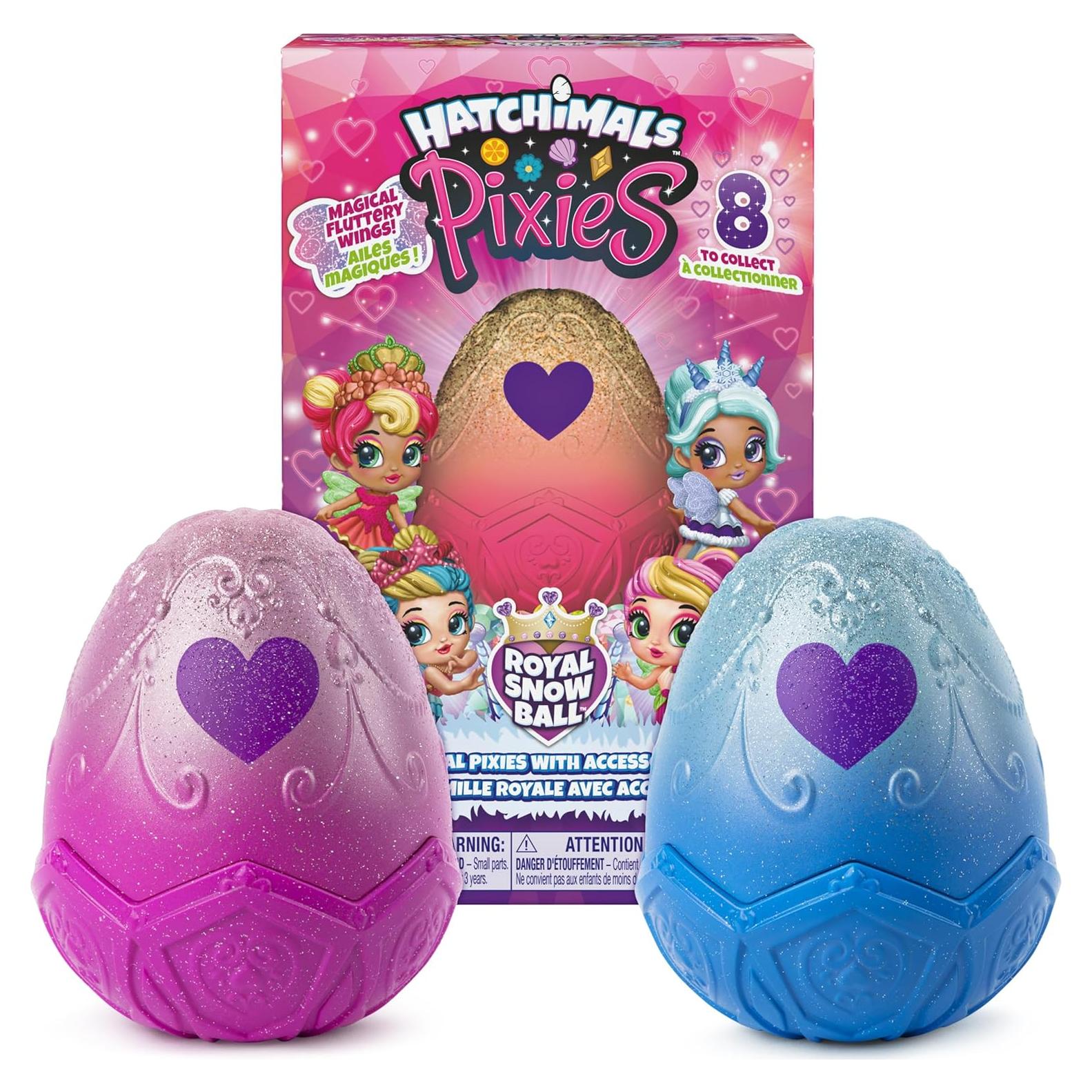 Hatchimals Pixies Reales Paquete de 2 con Accesorios 10 cm