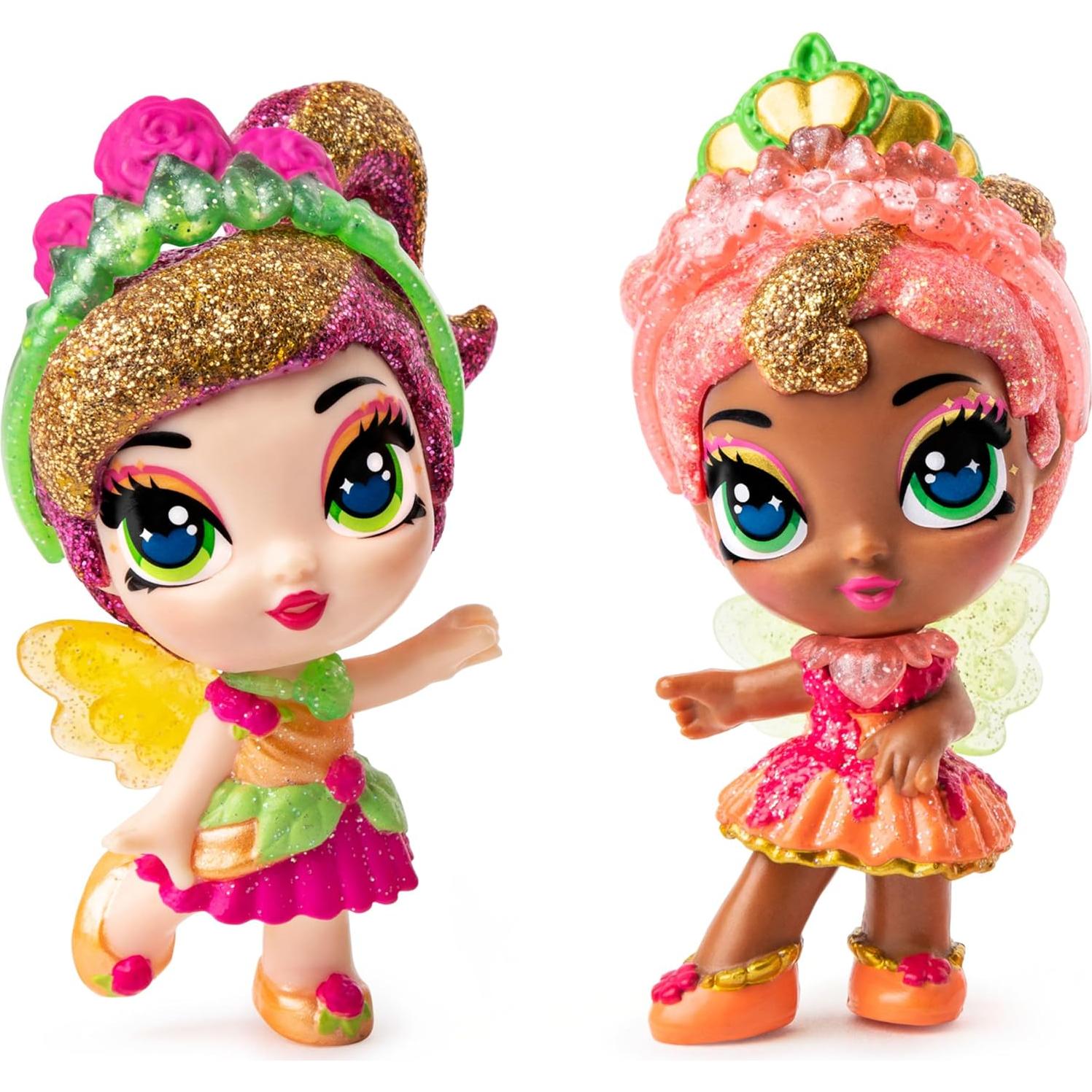 Hatchimals Pixies Reales Paquete de 2 con Accesorios 10 cm