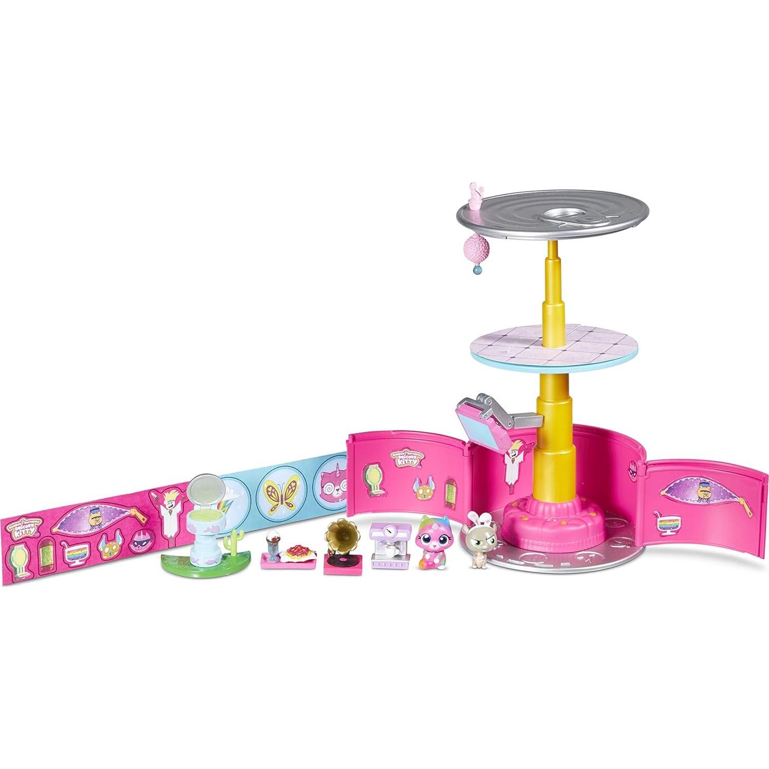 Kitty Unicornio Mariposa Arcoíris 9 Vidas Sorpresa - Funrise