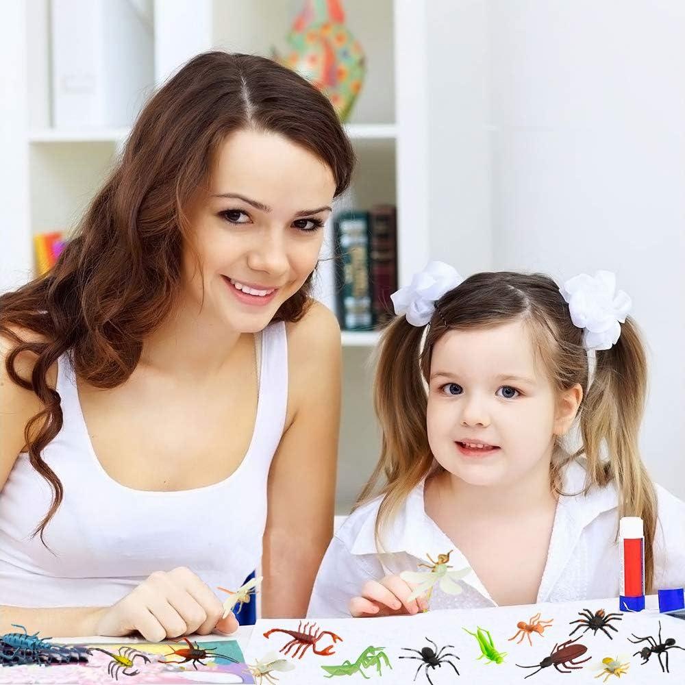 Figuras de Insectos de Juguete Pinowu - 24 Piezas 5-10 cm