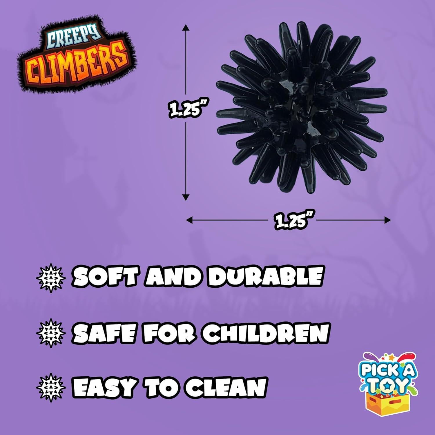 Juguetes Pegajosos de Pared Pick A Toy - 24 Creepy Crawlers