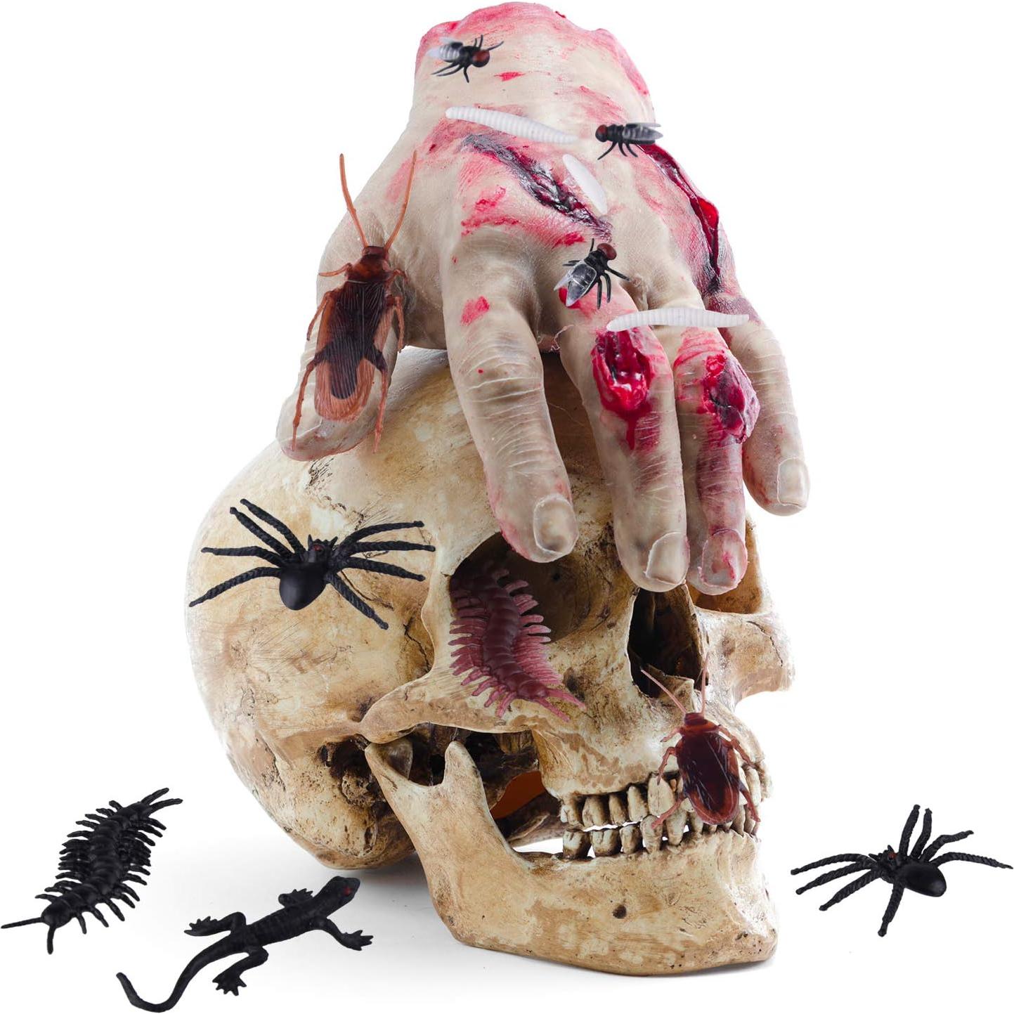 Juguetes de Broma Insectos Plásticos ASTARON 210 Pcs Halloween