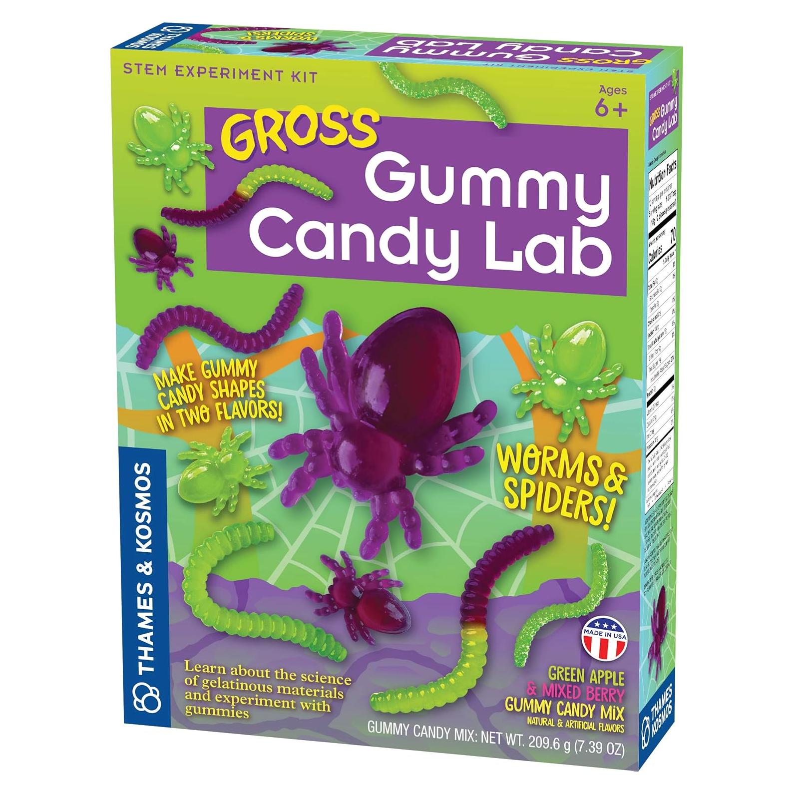 Kit de Experimento Gummy Gross Thames & Kosmos - Caramelos de Gusanos y Arañas