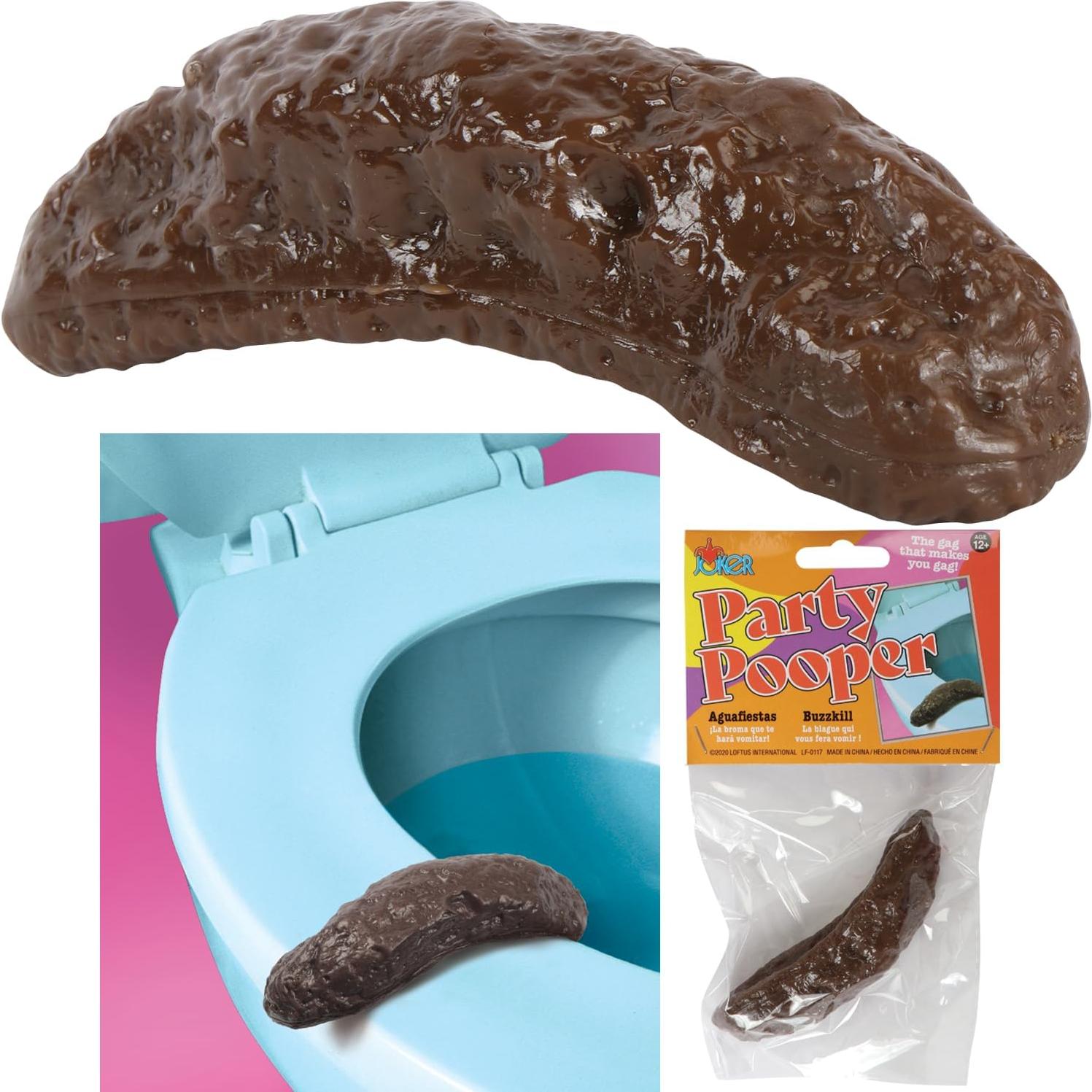 Juguete de Caca Falsa Loftus Gross Party Pooper 10.16 cm