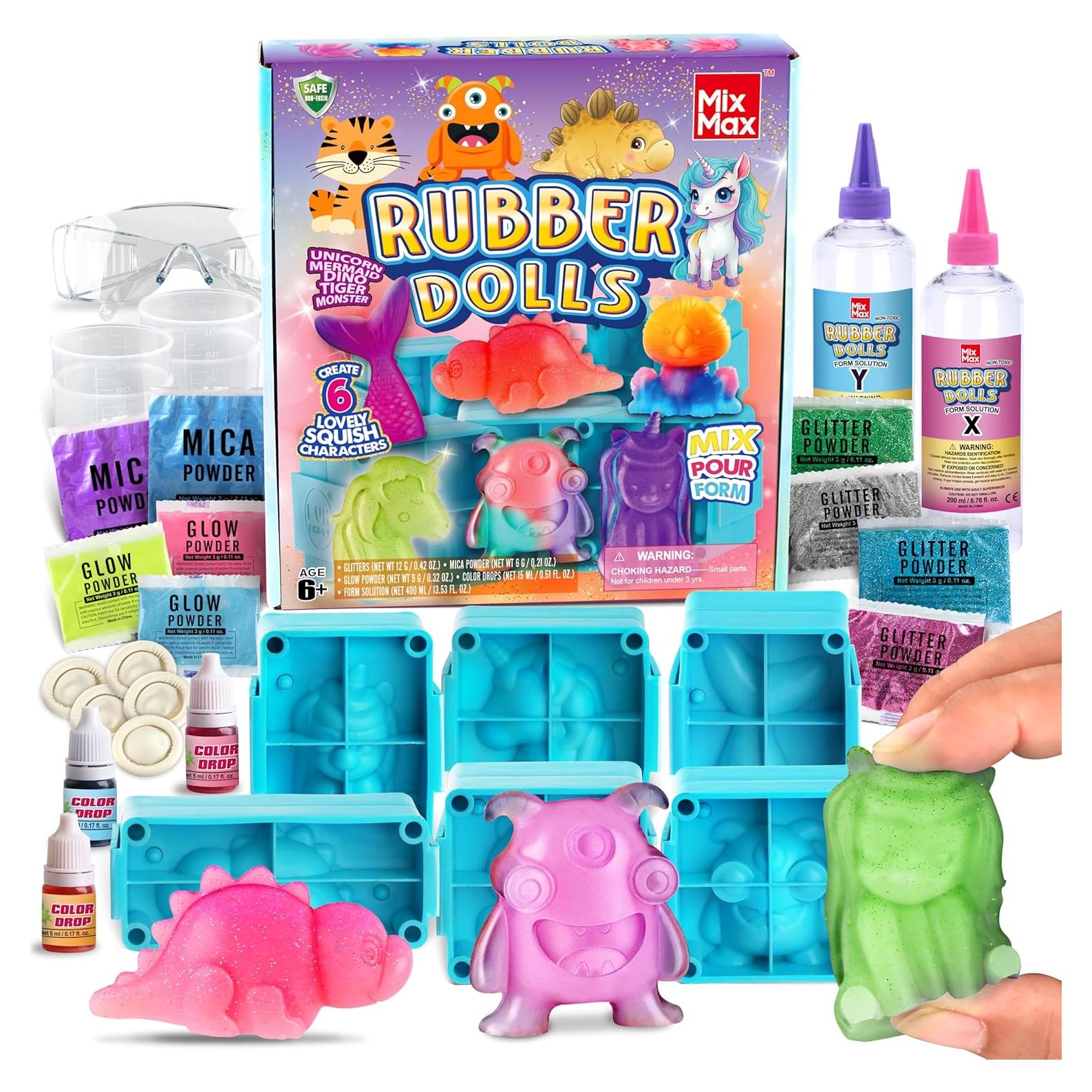 Kit de Fabricación de Muñecas de Goma MixMax - 32 Piezas