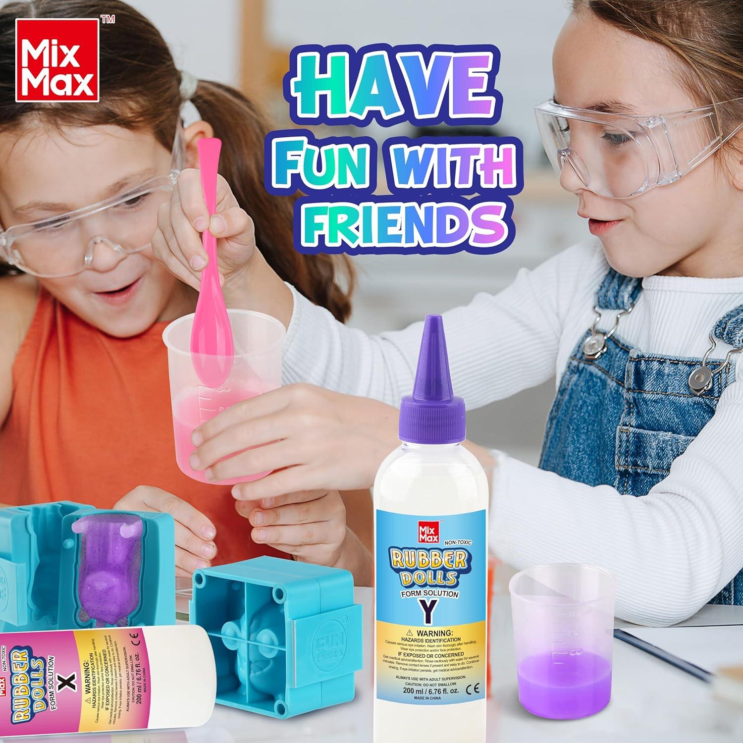 Kit de Fabricación de Muñecas de Goma MixMax - 32 Piezas