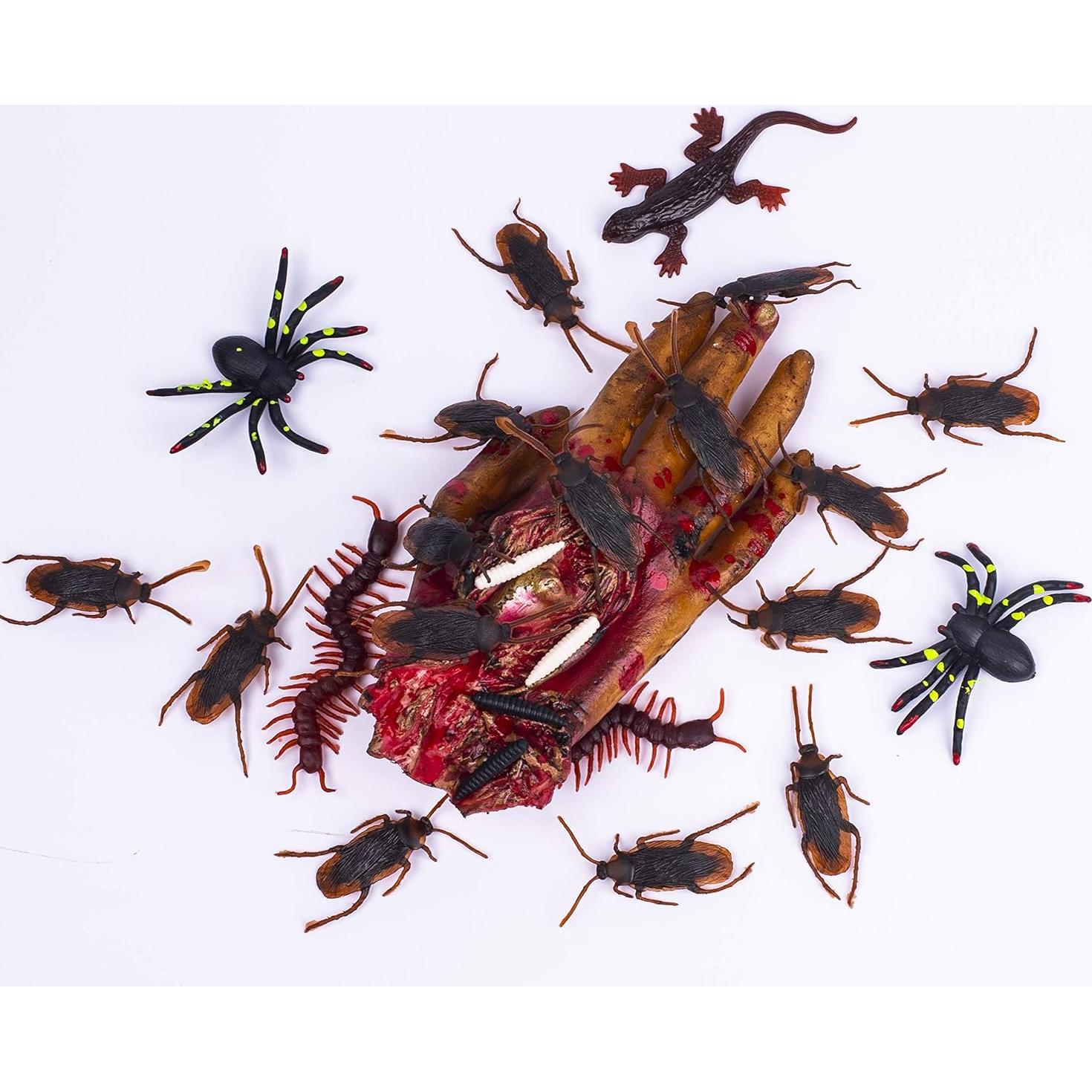 148 Piezas Bichos de Plástico Whaline para Halloween