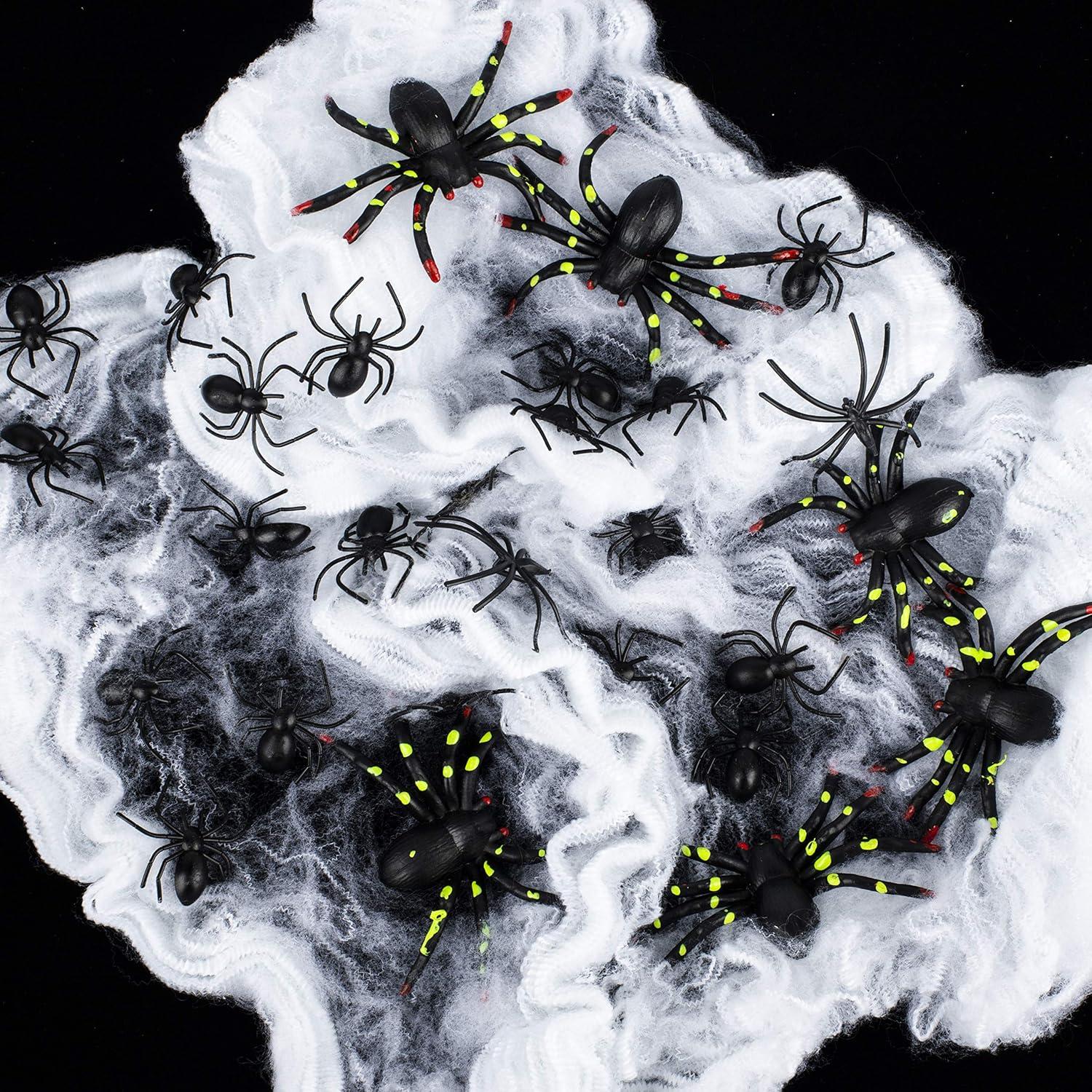 148 Piezas Bichos de Plástico Whaline para Halloween